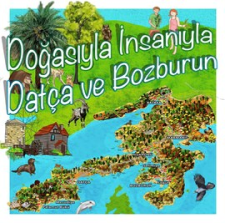 Datça\'da duvar boyaması