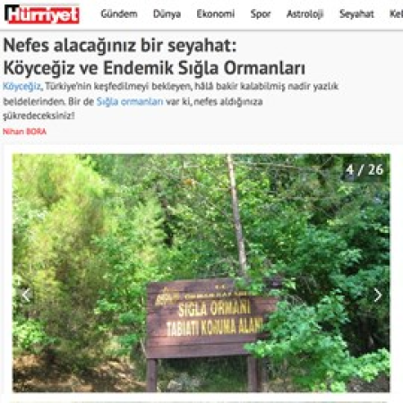 Doğa için Sanat Hürriyet Gazetesi\'nde!