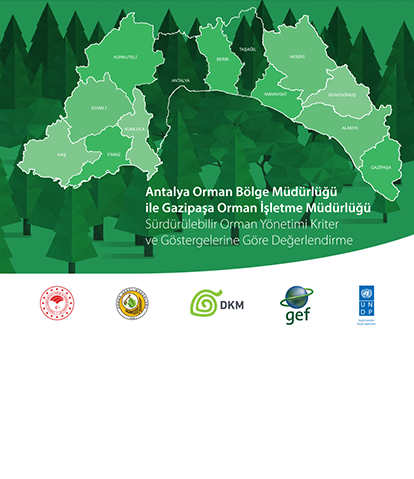 Antalya Orman Bölge Müdürlüğü ile Gazipaşa Orman İşletme Müdürlüğü Sürdürülebilir Orman Yönetimi Kriter ve Göstergelerine Göre Değerlendirme
